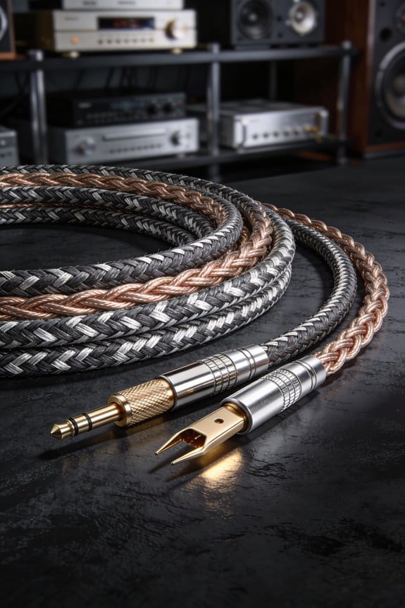 organized speaker cable management