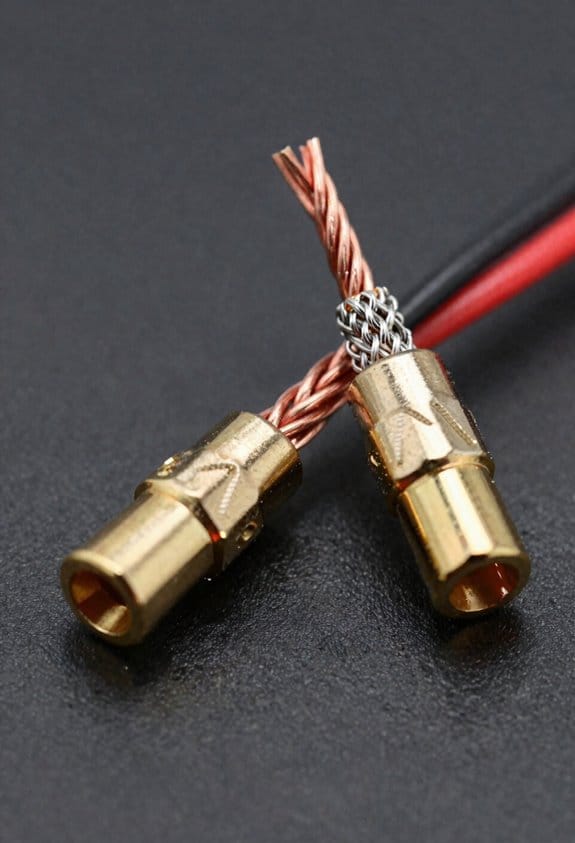 tighten banana plugs verify polarity