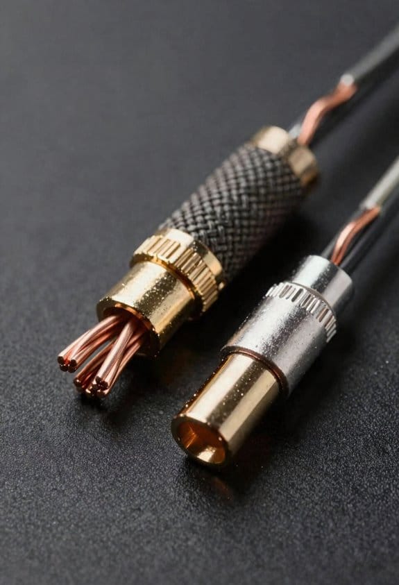 twist speaker cable strands tightly